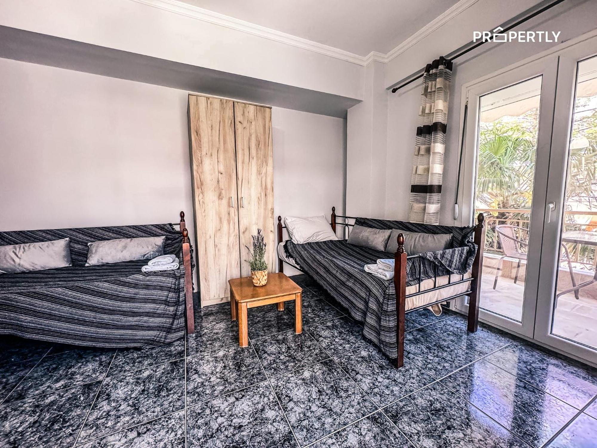 Seaside Retreat #Propertly Apartment Nea Kallikrateia Luaran gambar