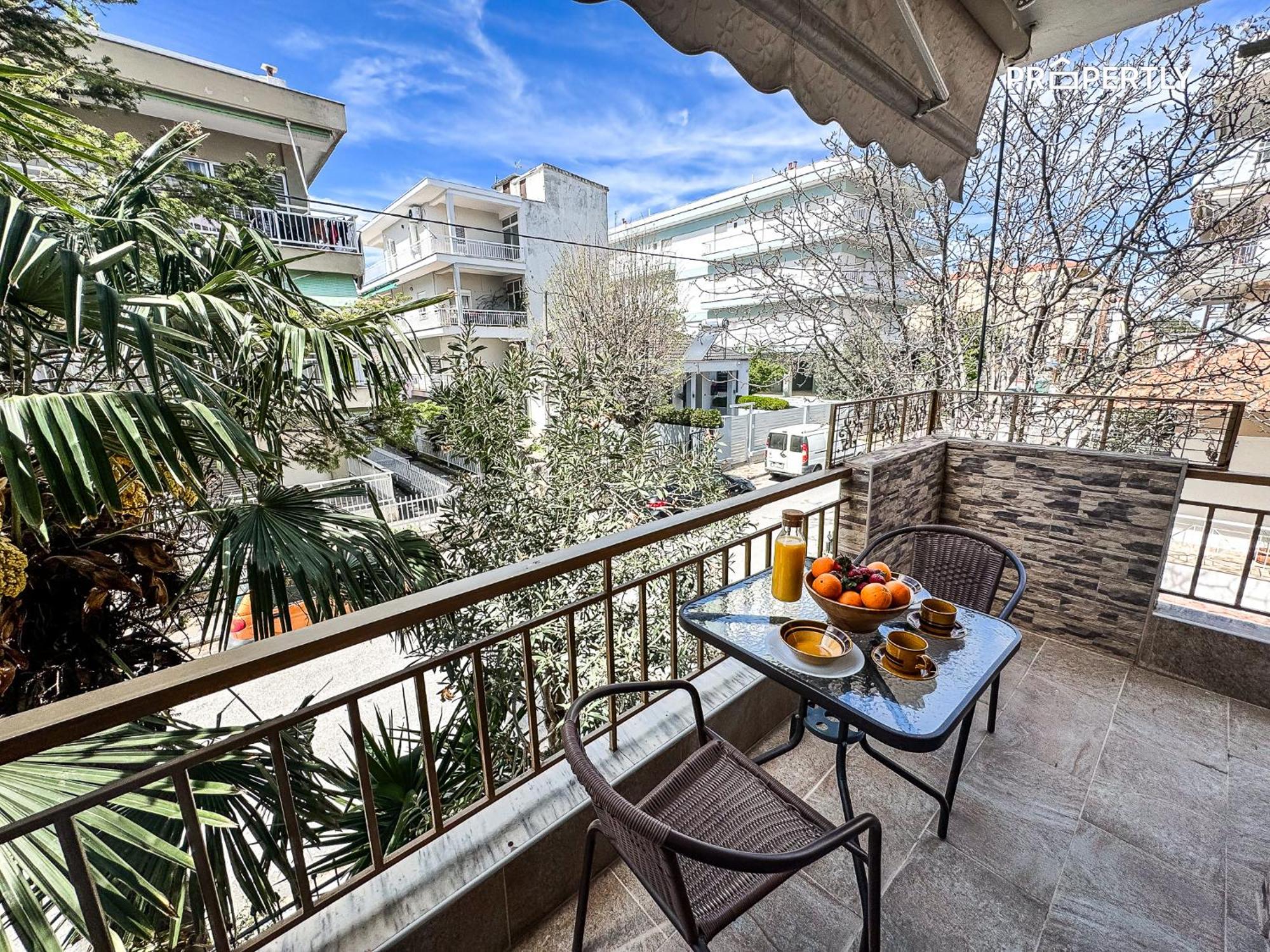 Seaside Retreat #Propertly Apartment Nea Kallikrateia Luaran gambar