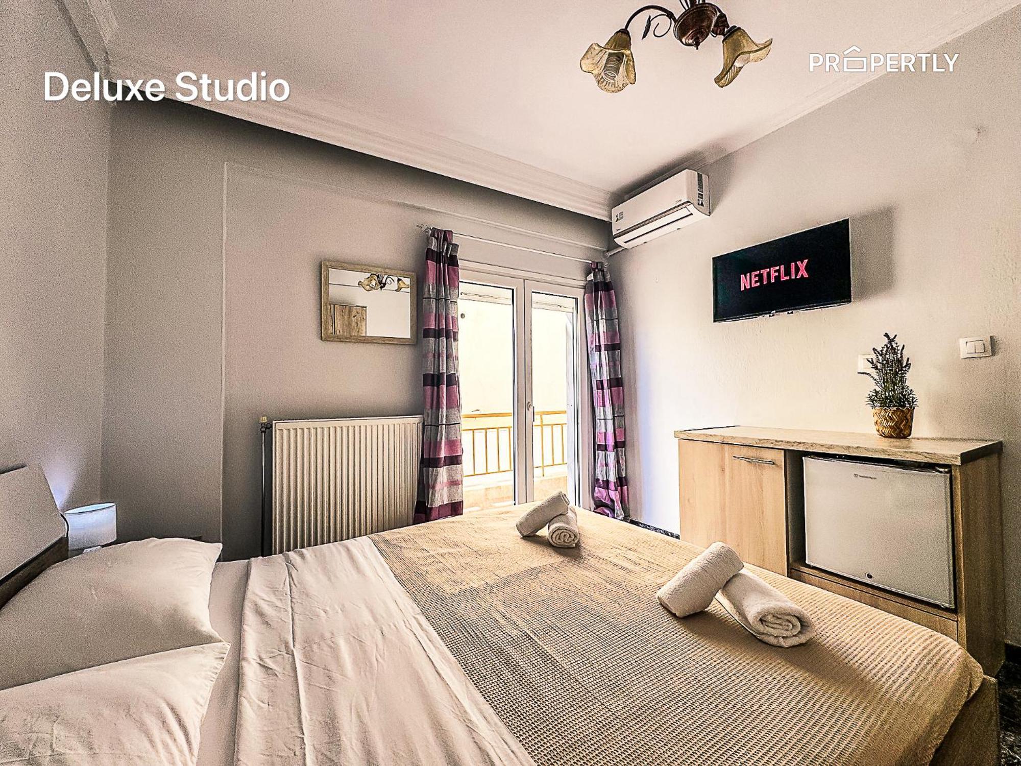 Seaside Retreat #Propertly Apartment Nea Kallikrateia Luaran gambar
