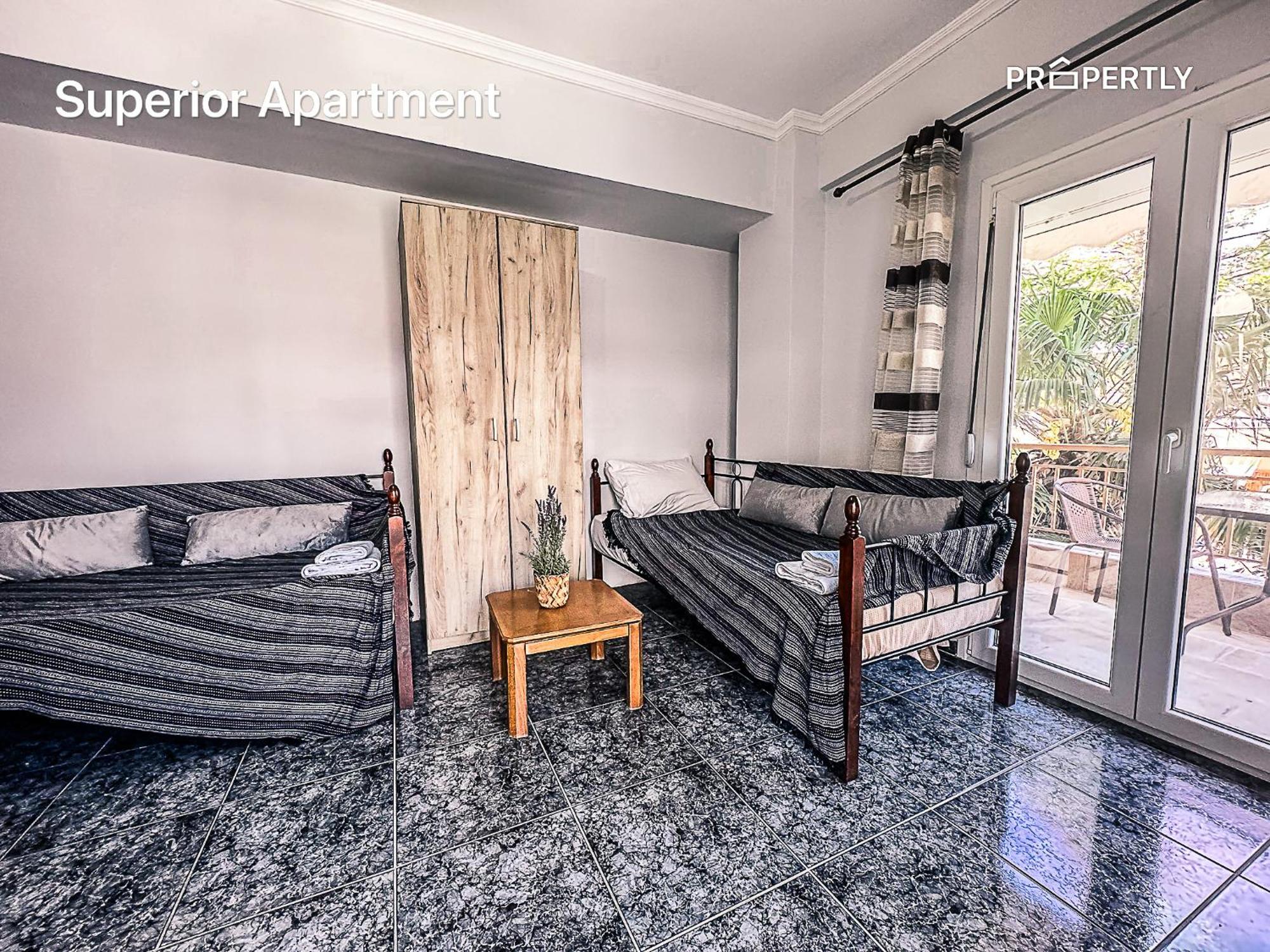 Seaside Retreat #Propertly Apartment Nea Kallikrateia Luaran gambar